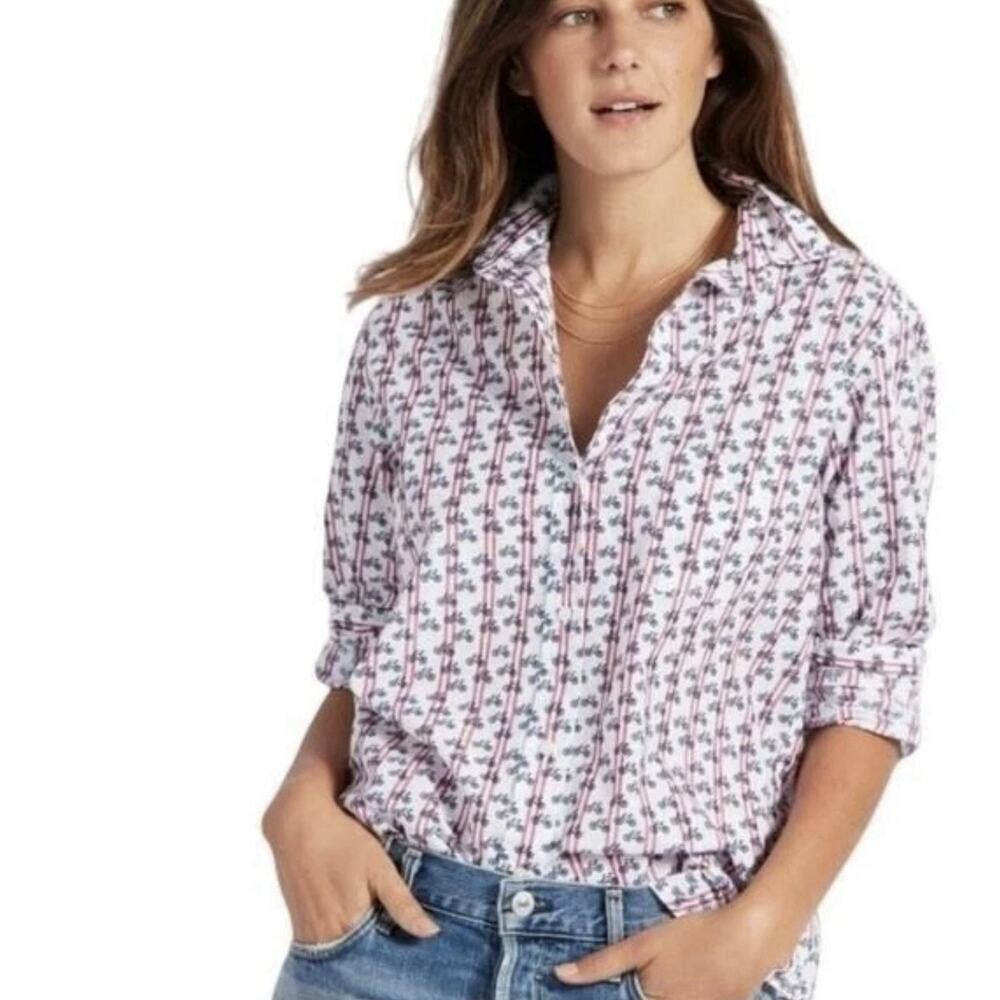 Grayson Frank & Eileen The Hero Cotton Button Down Shirt 3 Medium Bike Bicycle